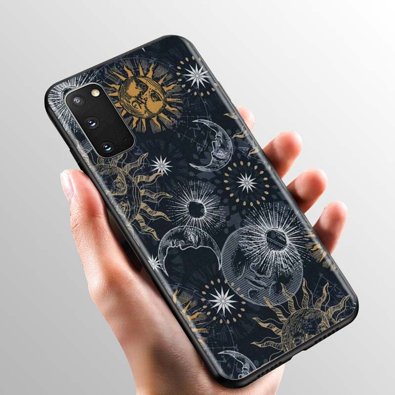 Case For Samsung Galaxy Note 10 Lite Plus 20 Ultra 8 9 S20 FE S21 S10 Soft Silicone Phone Cover Funda Witches Moon Tarot Shell