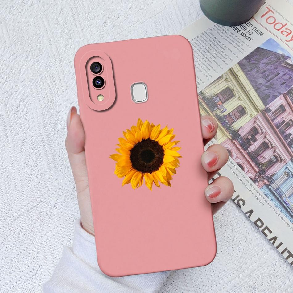 Case For Samsung Galaxy A30 A30S Artistic Style Soft Smooth Liquid Silicone Camera Protective Back Cover For Samsung A30S Funda