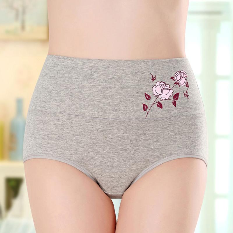 Majtki Bawełniany Krok Duży Rozmiar Jednolity Kolor Damska Bielizna