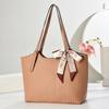Vintage tote bag women's simple texture shoulder bag practical commuting large capacity armpit bag