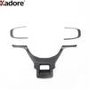 For KIA Sportage NQ5    2024 Carbon Fiber Car Steering Wheel Panel Cover Trim Interior Mouldings Accessories
