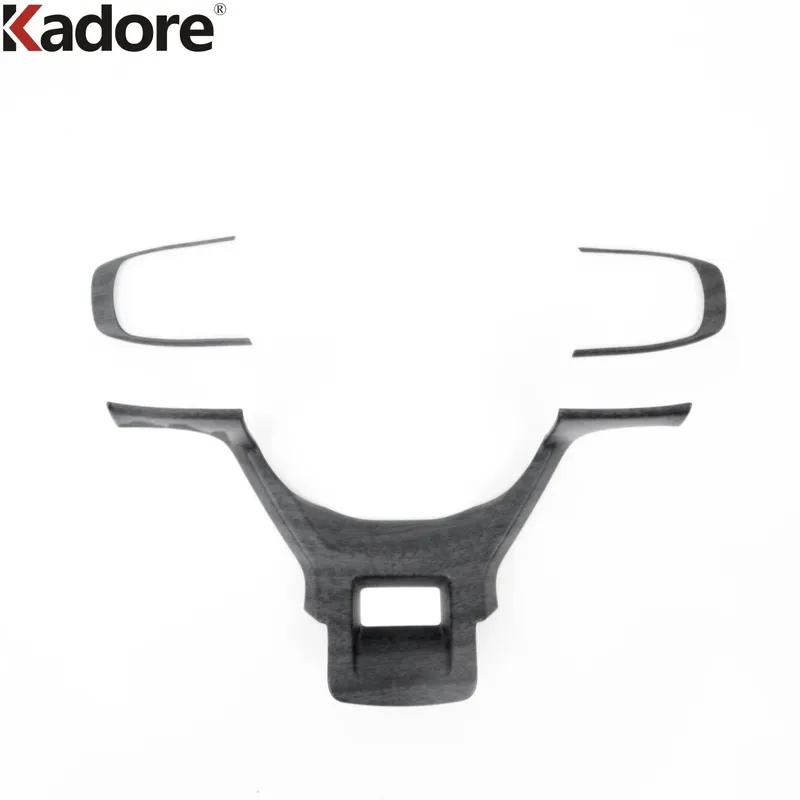 For KIA Sportage NQ5    2024 Carbon Fiber Car Steering Wheel Panel Cover Trim Interior Mouldings Accessories