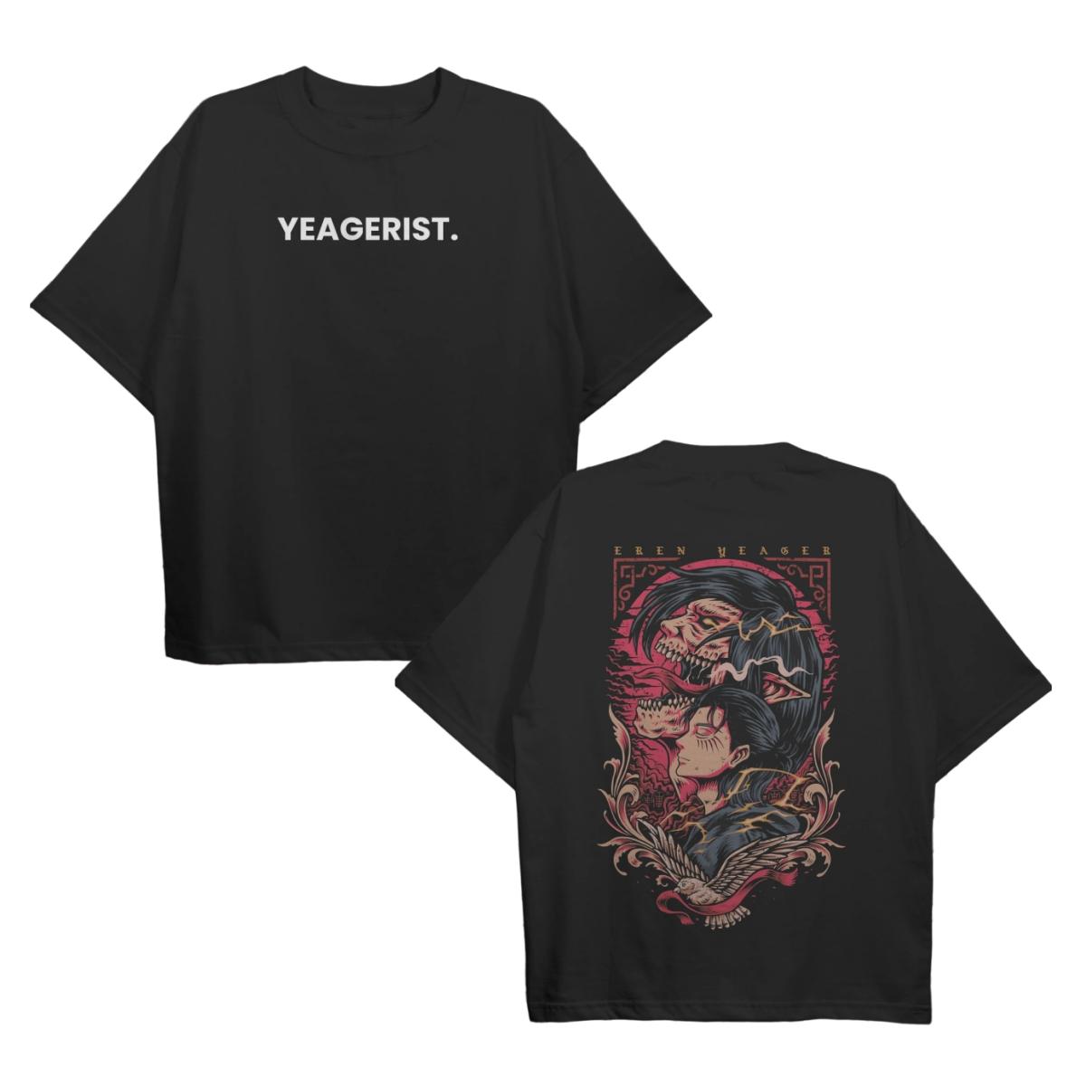 Attack on Titan Graphic 100Cotton 2026 Unisexs Short Sleeve unisex Oversized Tshirt Fashion Trend Leisure Luxury Selling Popular M