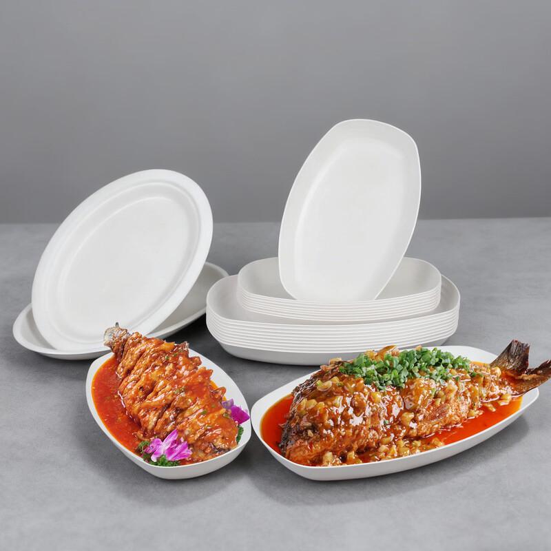 Chulu Disposable Food-Grade Boat-Shaped Serving Plates