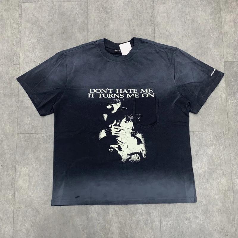 Fashion Personality T-Shirt Yao Fashion Luxury Brand Setwear Tee Tops Vintag S