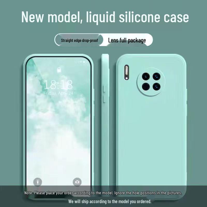

Huawei Mate30 Liquid Silicone Phone Case - Full Coverage, Drop Protection, Solid Color, Simple Style, Skin-Friendly. Huawei Mate30