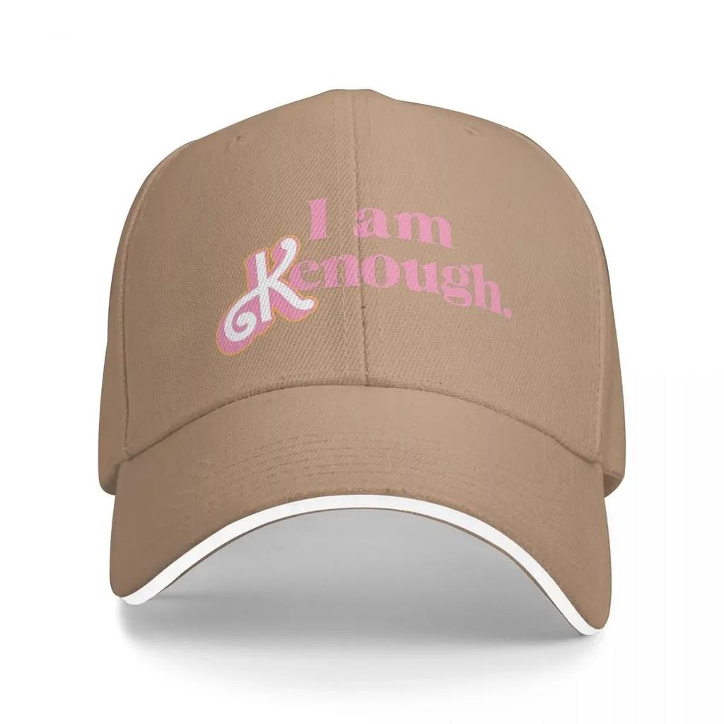 I Am Kenough Cap Fashion Casual Baseball Caps Adjustable Hat Hip Hop Summer Unisex Baseball Hats Customizable Polychromatic