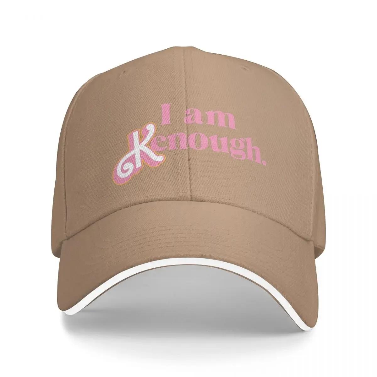 

I Am Kenough Cap Fashion Casual Baseball Caps Adjustable Hat Hip Hop Summer Unisex Baseball Hats Customizable Polychromatic One Size