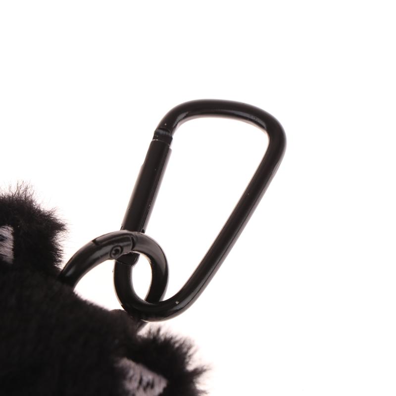 1 Piece 10Cm Ghost Wings Little Black Cat Plush Toy Doll Pendant Ins Big Eyes Punk Bag Decoration For Boy Girl Birthday Gifts