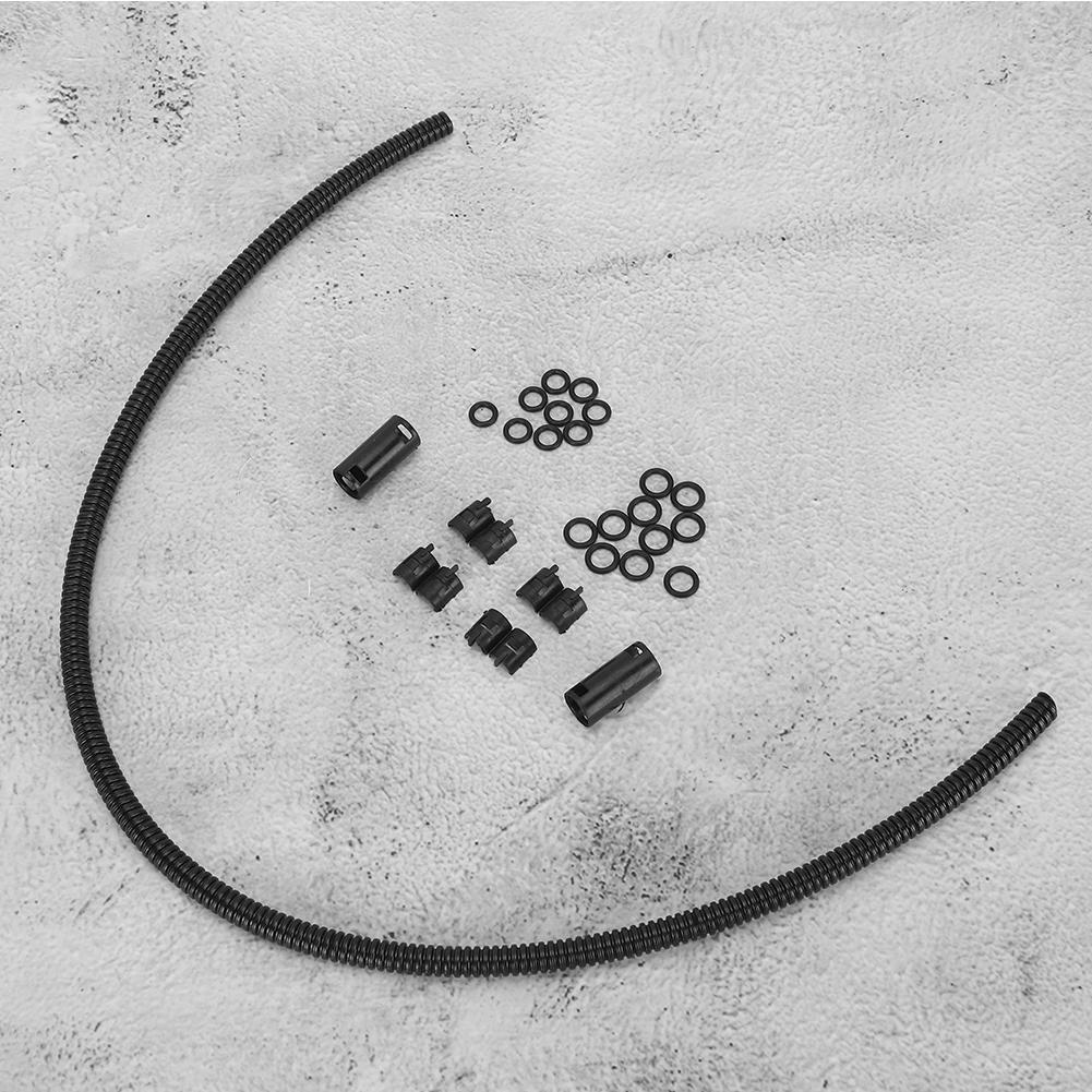 50cm 19,7 in Scheibenwaschanlage Sprayer Schlauch Wellrohr Connector Kit Universal Auto Teile