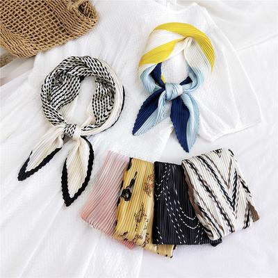 Fashion Decoration Scarf Hairband Tie Hair 70 Small Square Scarf Silk Scarf Women'S Spring And Autumn Versatile Small Scarf Professional Scarf