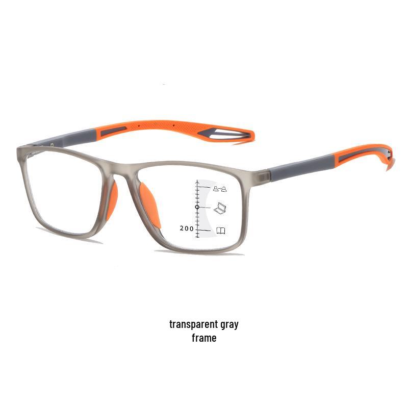Ultralight TR90 Sport Bifocal Progressive Anti-Blue Light Reading Glasses