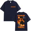 2025 Summer Rapper TROP CHAUD TIMAL Album Graphic T Shirt Unisexs Vintage Hip Hop Oversized 100 Pure Cotton Printed Tshirt