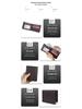 Men's Carbon Fiber Texture Bifold Wallet with Multi-Card Slots