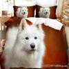 3D Samojede Bettwäschesets Bettbezug-Set mit Kissenbezug Twin Full Queen King Bettwäsche Bettbezug