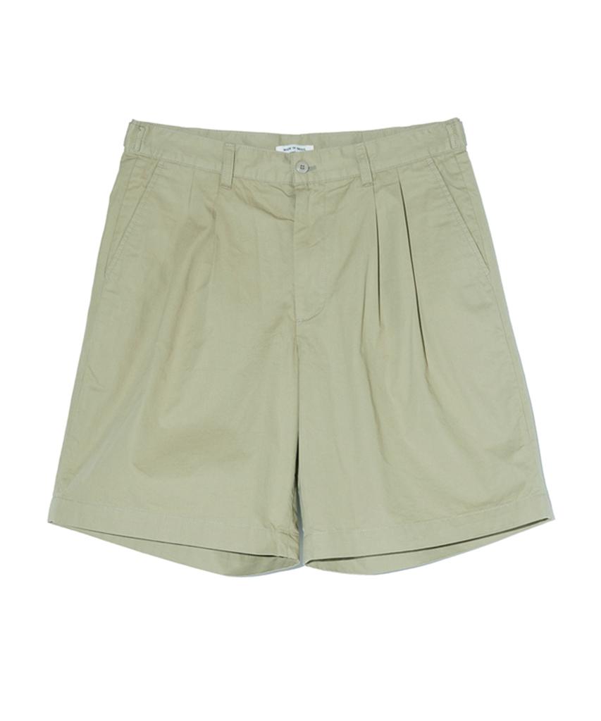 Beulumeon Wide Chino Shorts (Olive)