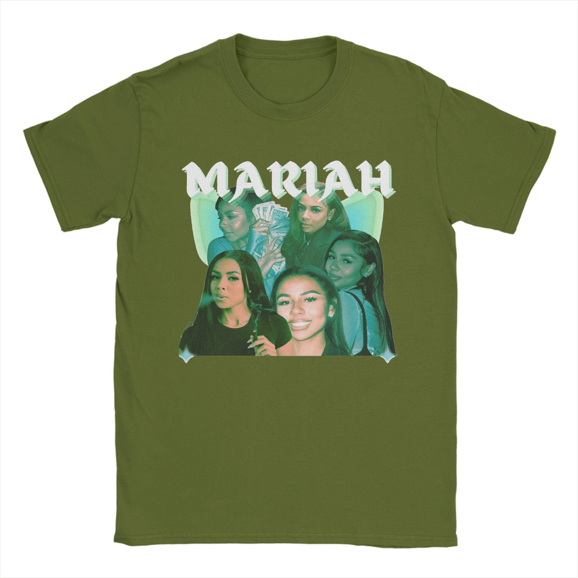 

Printed Mariah the Scientist Vintage T-Shirt Men Cotton Short Sleeve O-neck Summer Top Tee 4XL