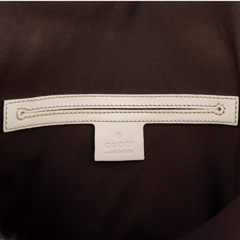 GUCCI Shoulder Bag 223666 beige GG Supreme Canvas unisex Used