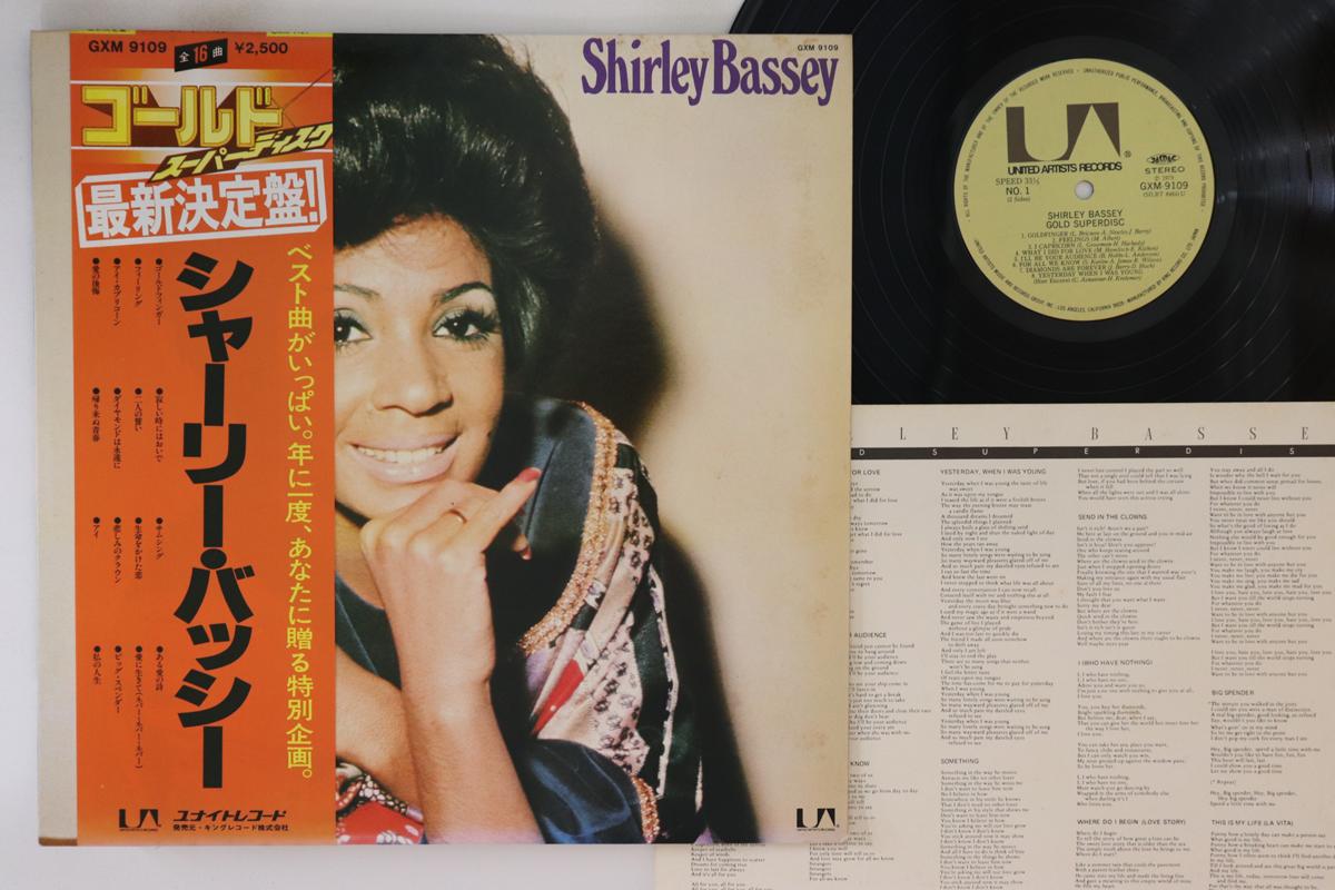 

LP Record SHIRLEY BASSEY - Gold Superdisc GXM9109 UNITED ARTISTS 1979 Japan Obi Pop Used
