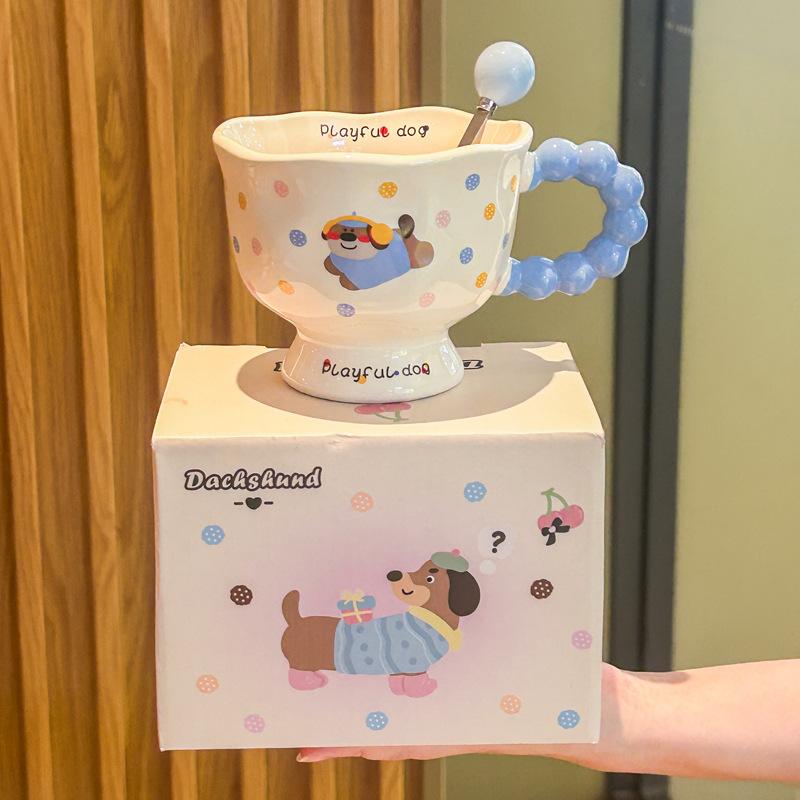 Birthday Gift, Girls Give Friends, Girlfriends, Ceramic Mugs, Boys Drinking Cups, Practical Souvenirs, Gift Box