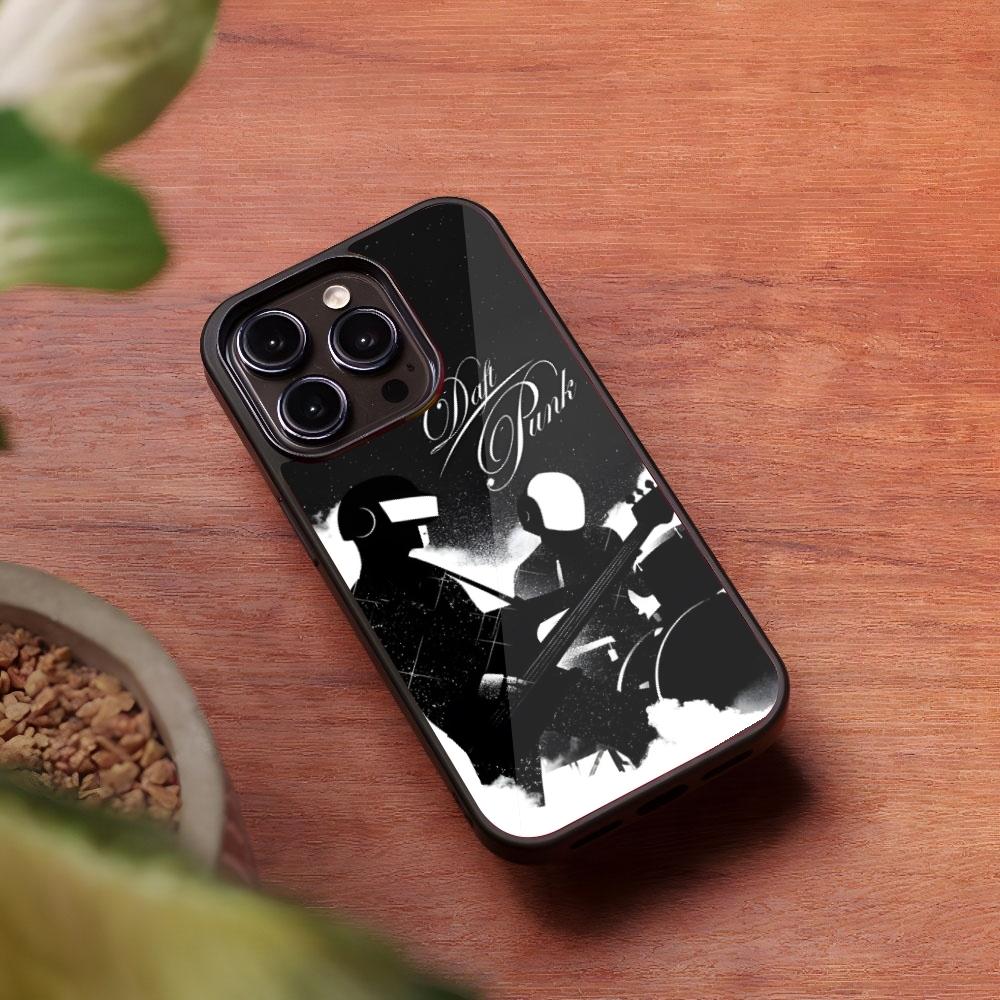 Daft Punk Phone Case for Iphone 16 15 14 13 Pro Max 12 11 Mini 7 8 Plus Se Xr X Xs Fundas Shell PC+TPU Cover