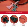 Wenchang Knot Cotton Thread Tassel Pendant, Hand Woven Chinese Knot Tassel Pendant, Antique Style Colorful Hanging Rope Accessor
