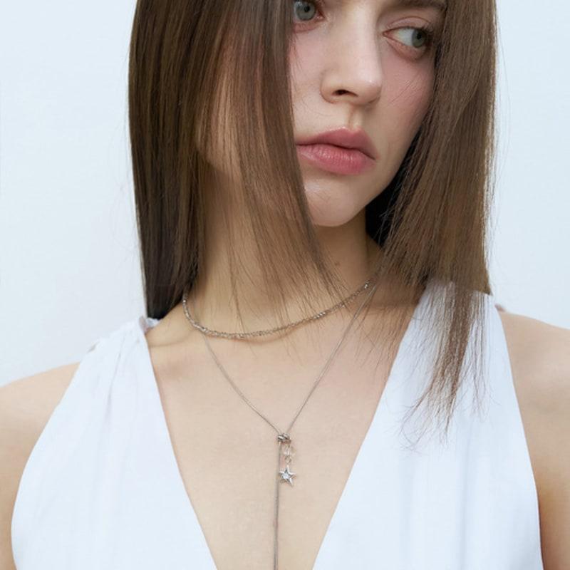 XANADU STARRY NECKLACE 02 _ CLEAR