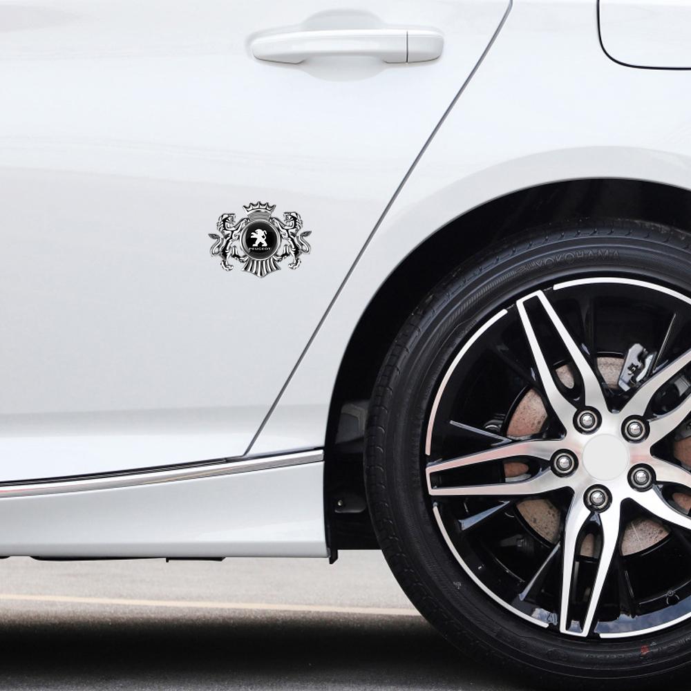Metal Car Badge Sticker Body Trunk Decoration For Peugeot 206 508 2008 5008 107 106 205 4008 301 307 308 3008 207 208 407 Rcz y2