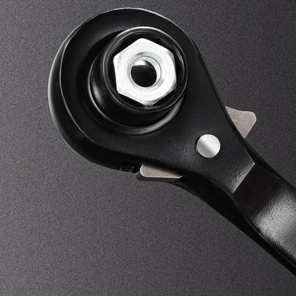Metal Ratchet Wrench Bidirectional Ratchet Spanner Useful Socket Wrench Hand Tool Kit