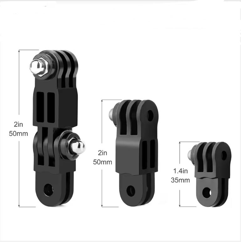 For GoPro Accessories 3-Way Adjustable Pivot Arm Mount for GoPro Hero Akaso Insta360 SJCAM DJI Action Cameras Accessories