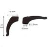 1 pair Anti-slip Silicone Ear Grip Glasses Eyeglasses Leg Ear Hook Stopper Bracket Fastener Accessories Temple Tip