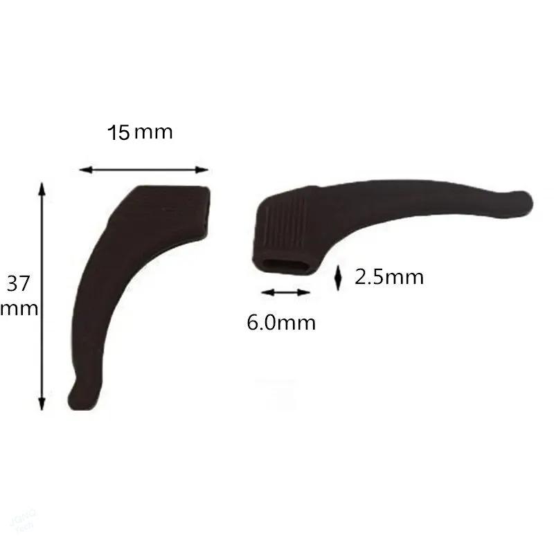 1 pair Anti-slip Silicone Ear Grip Glasses Eyeglasses Leg Ear Hook Stopper Bracket Fastener Accessories Temple Tip