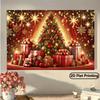 Christmas Party Decor Banner Background Christmas Tree Gift Family Party Birthday Photography Decoration Background Cloth