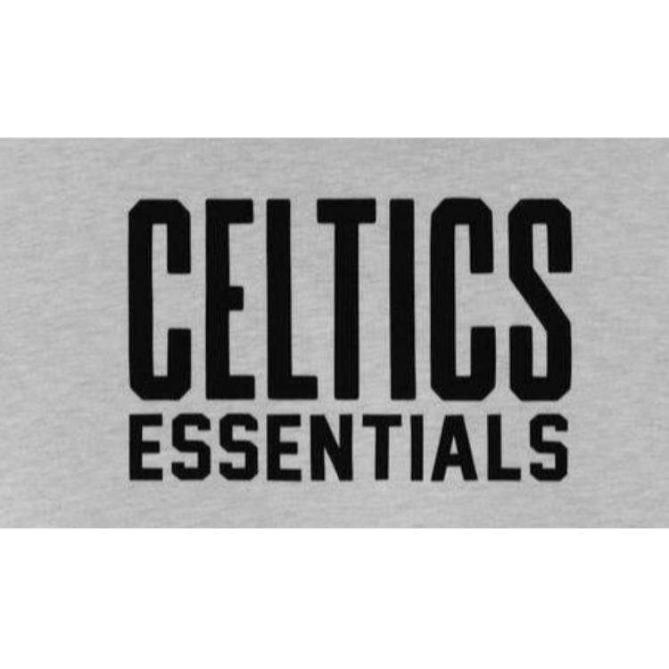 Fear of God Essentials X NBA Celtics Hoodie Hellgrau Herren Oberteile Grau 192AL246303F