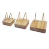 Beech Wood Display Stand for Crystals, Minerals, and Metal Ore Specimens