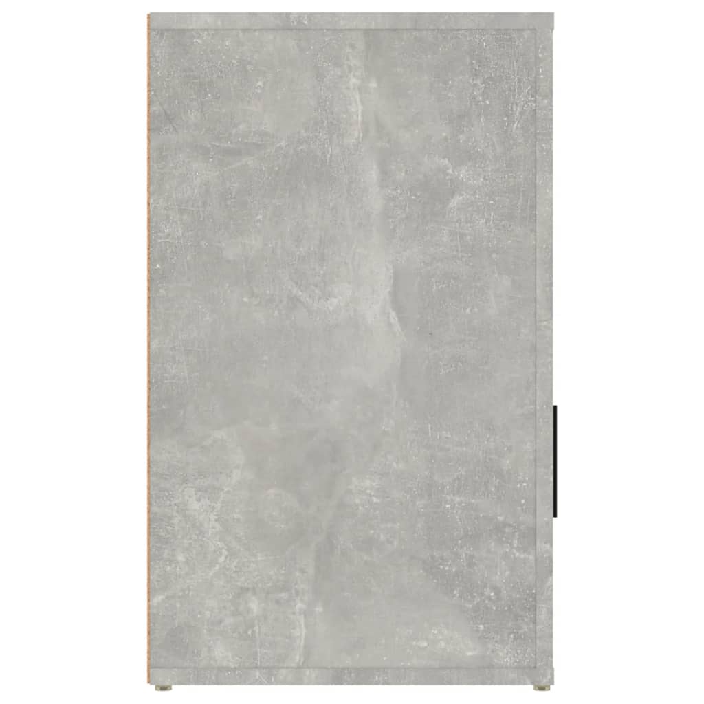 Nightstand Concrete Grey 50x36x60 cm Particleboard