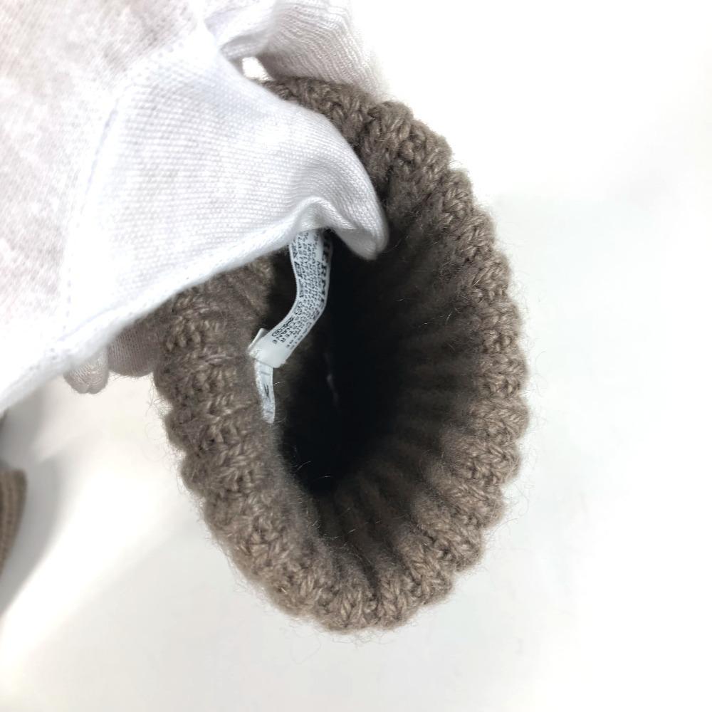 Hermes Serie Logo Philippa Fingerless Gloves Cashmere / Mohair Gray Based