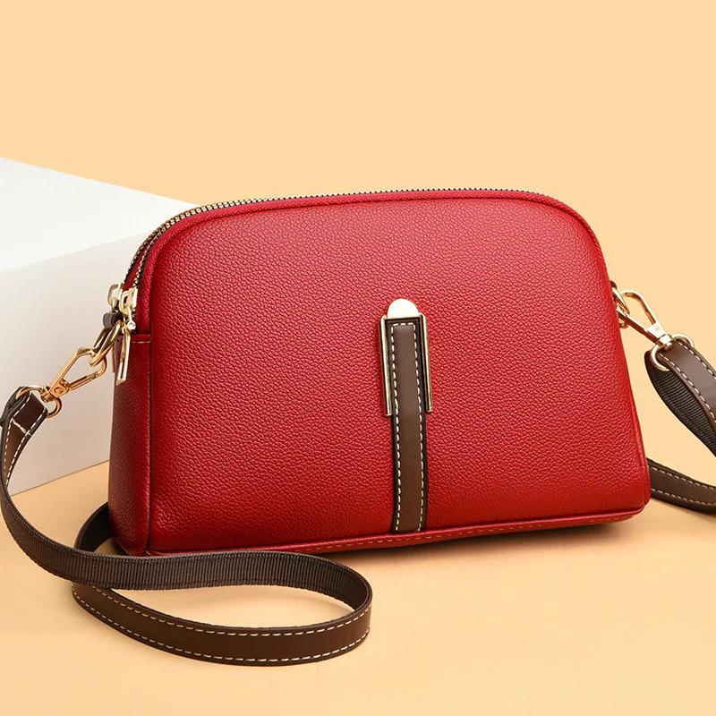 Women's crossbody shoulder bag with shell texture small shoulder bag new