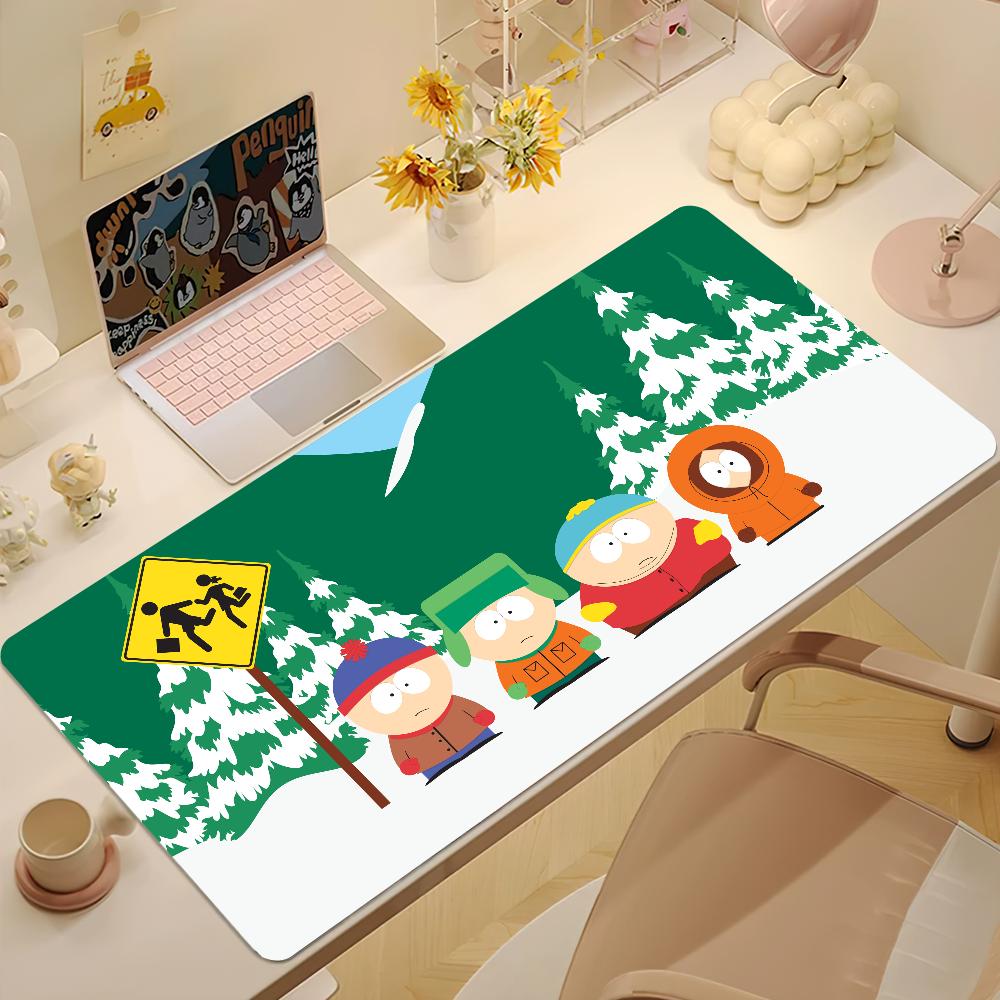 Carto SSouth Cute PPark Mouse Pad Large Desk Mat Keyboard Ergonomic Office Rubber PC Nonslip Antifray Home Custom Best Price