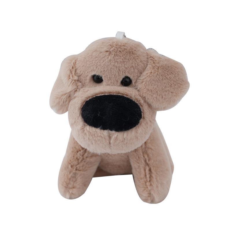 Cute Kawaii Puppy Plush Keychain Fluffy Soft Dog Doll Bag Accessory