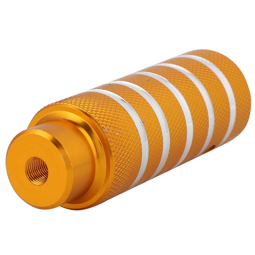 Bicicleta de metal resistente suporte de pé pinos traseiros Stunt Pegs apoio para os pés acessórios para bicicleta (dourado)