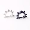 1pc Stainless Steel Taper Spike Rivet Ear Hoop Pierced Earring Men Women Punk Rock Cartilage Tragus Helix Piercing Earrings 16G