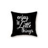 New Black Modern Simple Letter Series Sofa Cushion Pillow Cover Bedside Bedroom Backrest Pillow