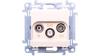 Simon 10 Antenna Socket R-Tv-Sat End Cream Ip20 Cask.01/41