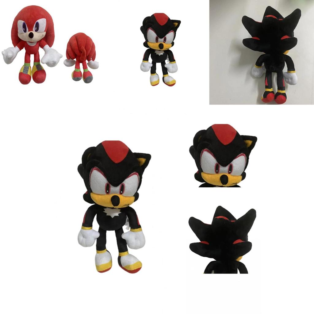 Niedliches 30cm Sonic Tails Plüsch Shadow The Hedgehog Knuckles Spielzeug Super Sonic Weiches Plüsch für bequemes Kuscheln
