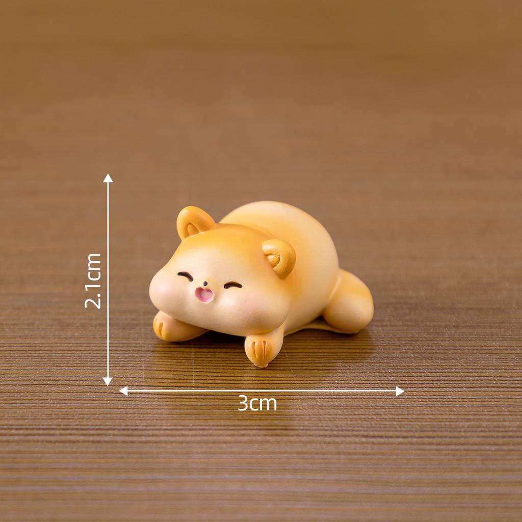 Creative Resin Fat Cat Figurine Blind Box Cute Desk And Car Decoration
