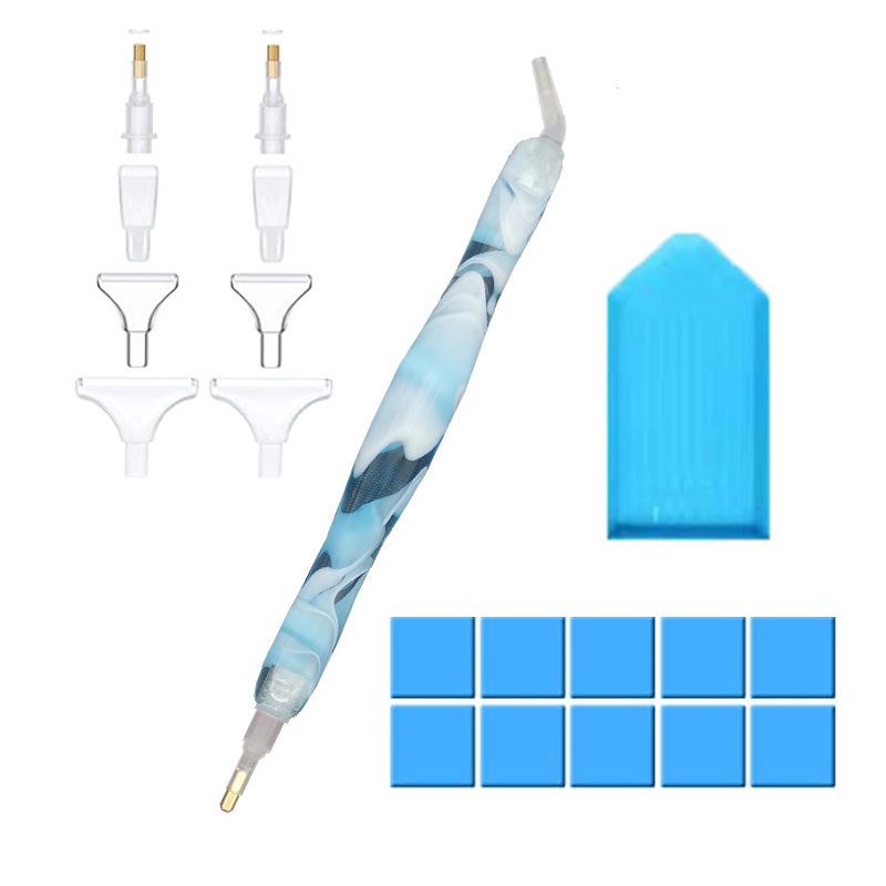 

Набор цветных смоляных ручек для алмазной вышивки со сменными наконечниками и тарелкой