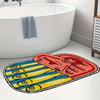 Tappeto Tappetino Creativo per Pavimento Tappeto da Cucina Zerbino Tappetino di Benvenuto Tappetino da Bagno Tappeto per Camera da Letto Tappeto per Soggiorno Casa