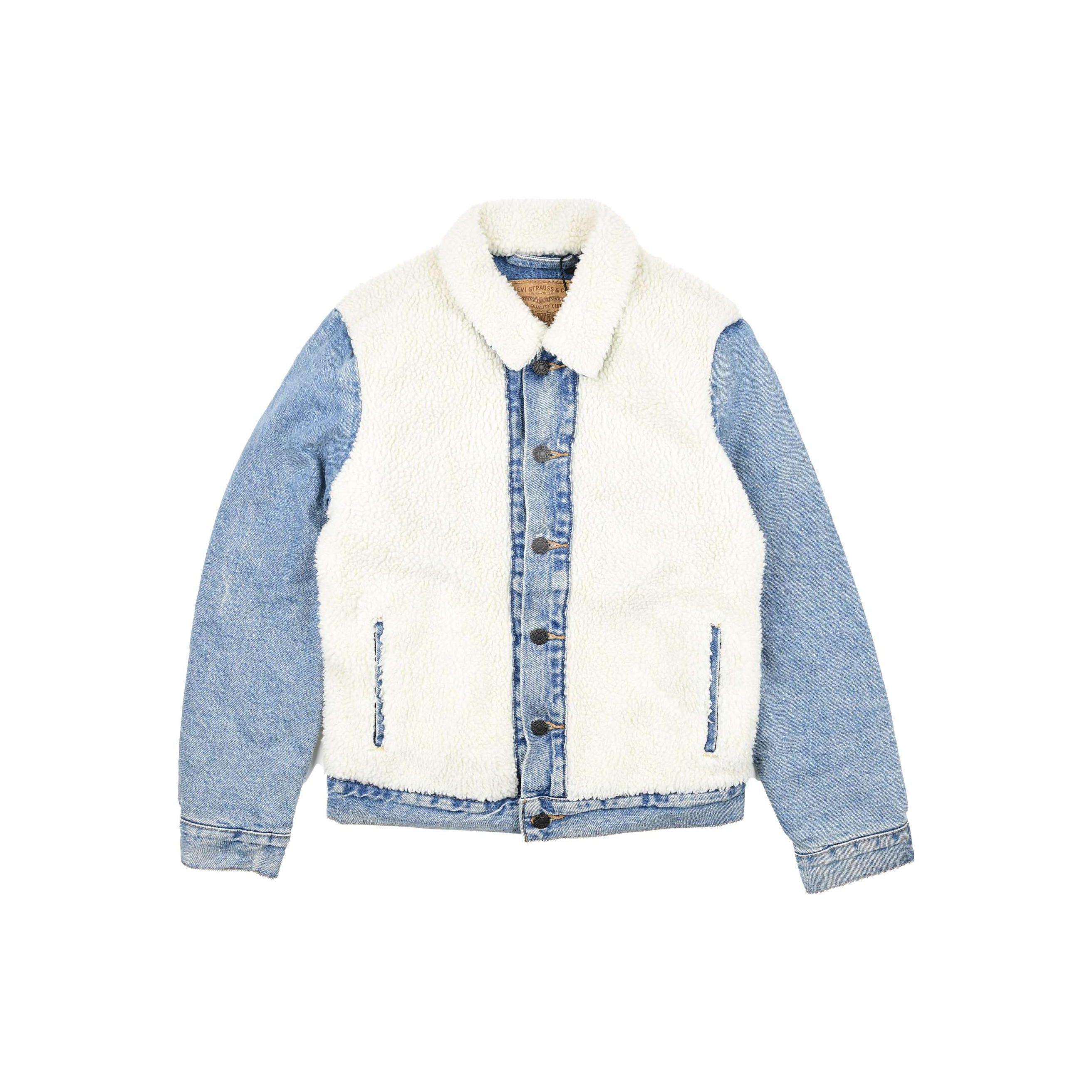 

Levis Color Block джинсовая куртка мужская куртка синяя 77379-0000