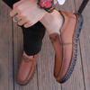 Luxury Leisure Walk Dress Shoe Genuine Leather Men Casual Shoes High Quality  Man Loafers Breathable Formal Men Slip On Flats